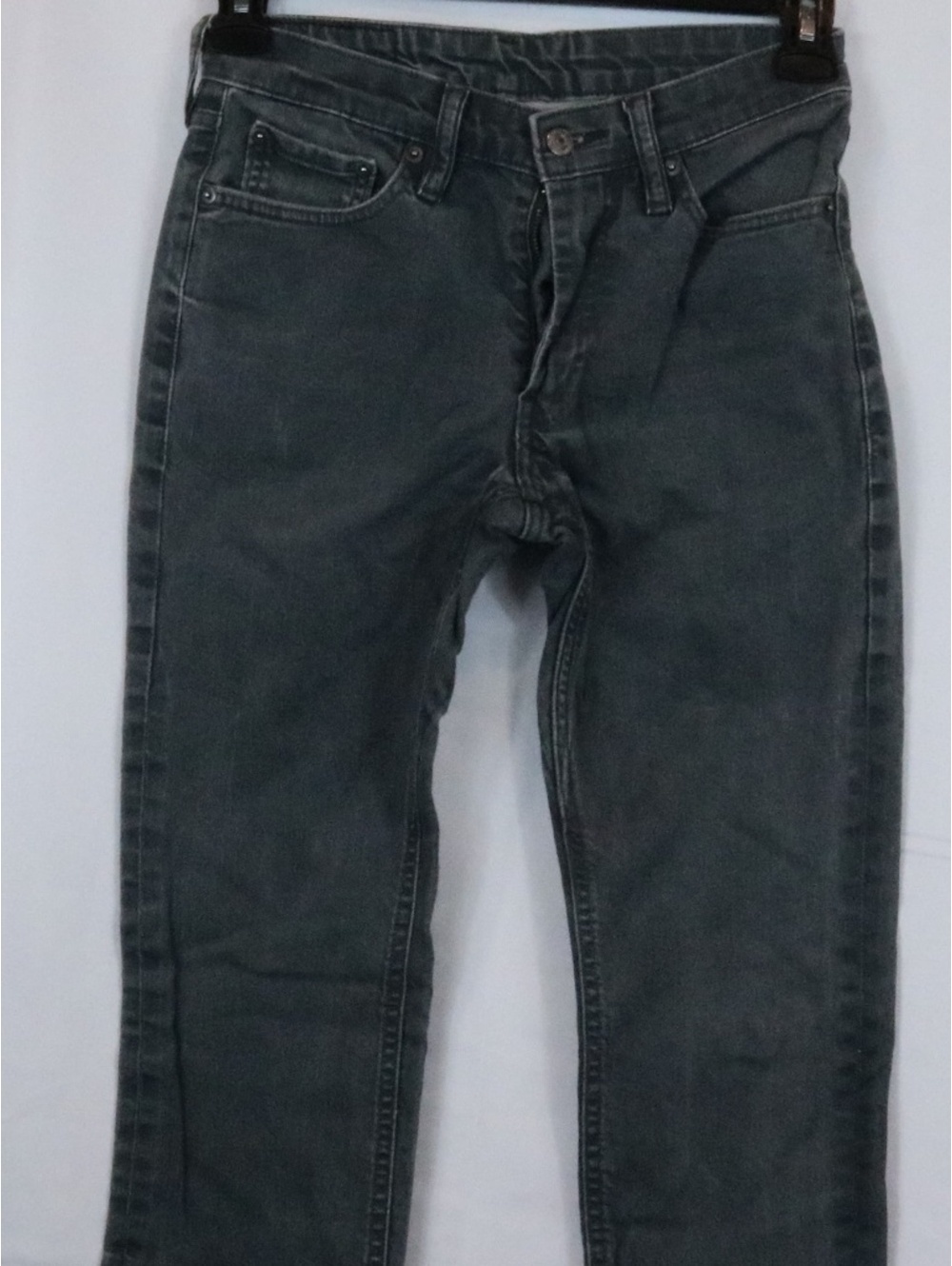 Levi's 511 Slim Fit Jeans Men's W30xL30 Black Stretch 5-Pocket Denim Classic mid
